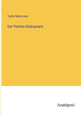 Book cover for Der Perkins-Shakspeare