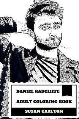 Book cover for Daniel Radcliffe Adult Coloring Book