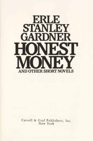 Cover of Honest Money