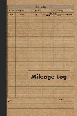 Book cover for Mileage Log For Taxes