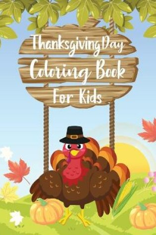 Cover of Thanksgiving Day Coloring Book for Kids