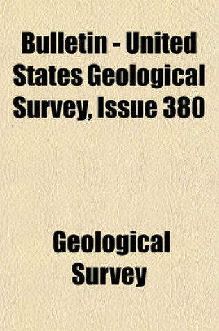 Cover of Bulletin - United States Geological Survey Volume 380