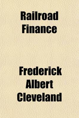 Book cover for Railroad Finance