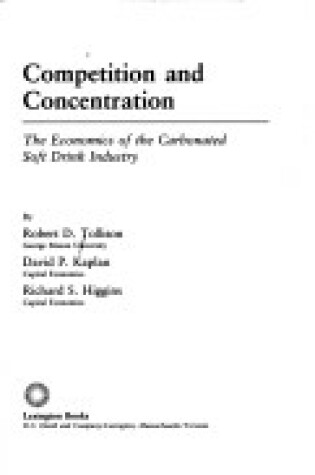 Cover of Competition and Concentration