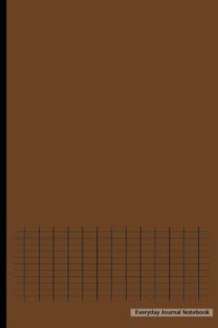 Cover of Everyday Journal Notebook - Graph Paper (Brown Cover)