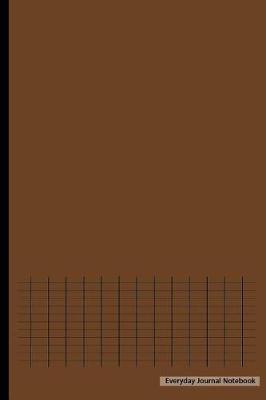 Book cover for Everyday Journal Notebook - Graph Paper (Brown Cover)