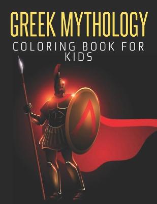 Book cover for Greek Mythology Coloring Book For Kids