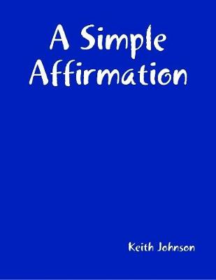 Book cover for A Simple Affirmation