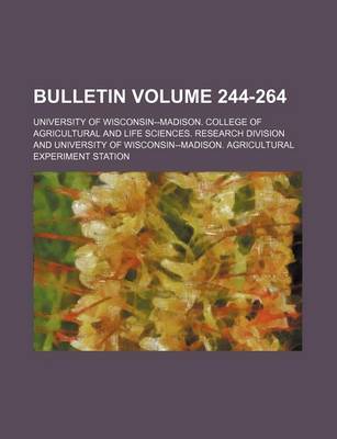 Book cover for Bulletin Volume 244-264