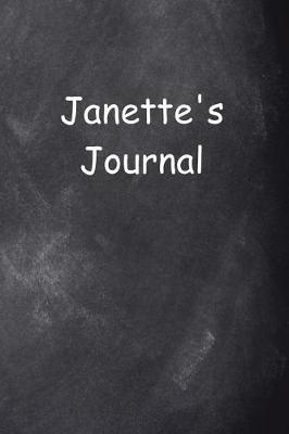 Book cover for Janette Personalized Name Journal Custom Name Gift Idea Janette