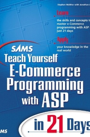 Cover of Sams Teach Yourself E-Commerce Programming with ASP in 21 Days