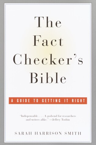 Cover of The Fact Checker's Bible