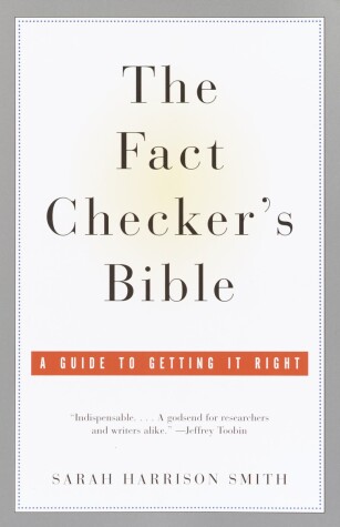 Book cover for The Fact Checker's Bible