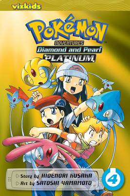 Book cover for Pokémon Adventures: Diamond and Pearl/Platinum, Vol. 4