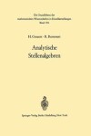 Book cover for Analytische Stellenalgebren