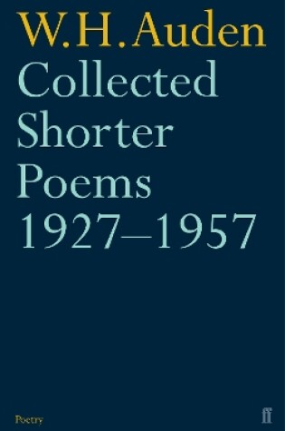Cover of Collected Shorter Poems 1927-1957
