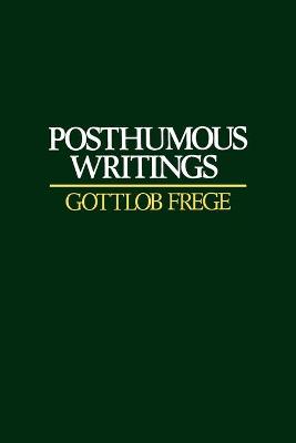 Book cover for Posthumous Writings