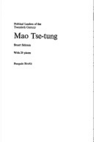 Cover of Mao Tse-Tung