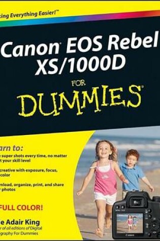 Cover of Canon EOS Rebel XS/1000d for Dummies