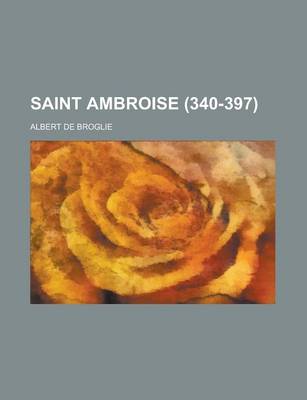 Book cover for Saint Ambroise (340-397)