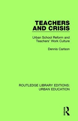 Cover of Teachers and Crisis