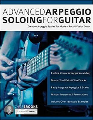 Book cover for Advanced Arpeggio Soloing for Guitar: