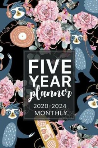 Cover of 2020-2024 five year planner Monthly