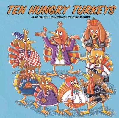 Book cover for Ten Hungry Turkeys