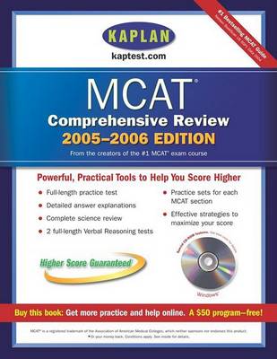 Book cover for Kaplan MCAT Comprehensive Review 2005-2006