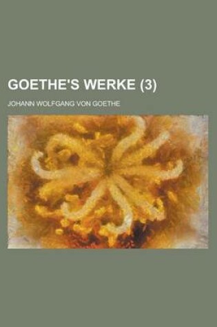 Cover of Goethe's Werke (3)