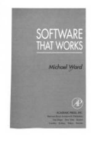 Cover of Software That Works