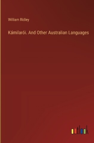Cover of K�milar�i. And Other Australian Languages