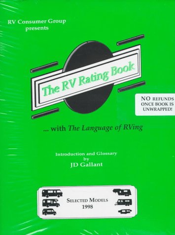 Book cover for The RV Rating Book, 1996-97