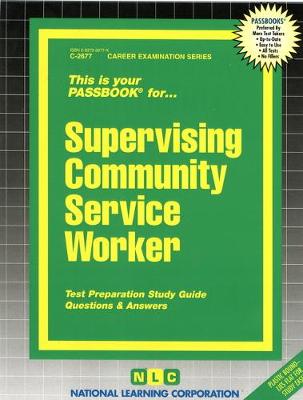 Book cover for Supervising Community Service Worker