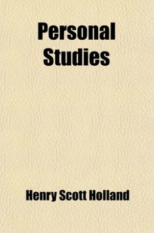 Cover of Personal Studies