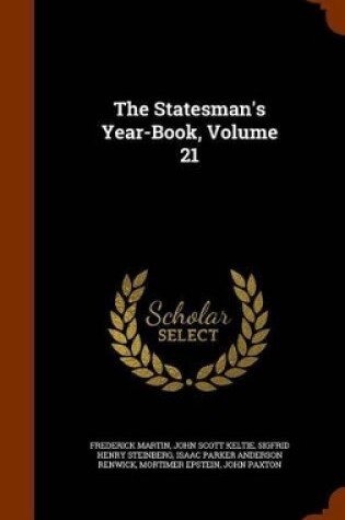 Cover of The Statesman's Year-Book, Volume 21