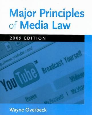 Book cover for Major Principles of Media Law