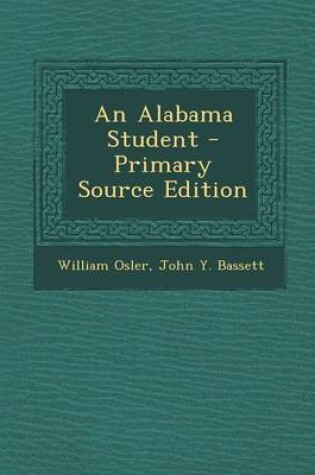 Cover of An Alabama Student