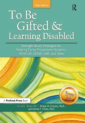 Book cover for To Be Gifted and Learning Disabled