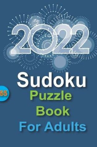 Cover of 2022 Sudoku Puzzle Book For Adults