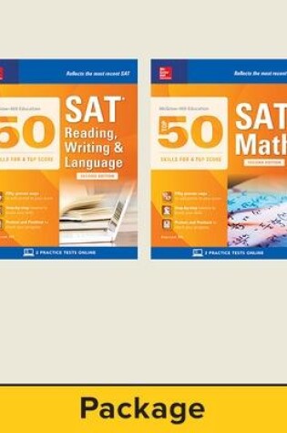 Cover of McGraw-Hill Education Top 50 SAT Skills Savings Bundle, Second Edition