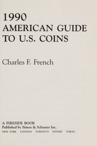 Cover of American Guide to Us Coins1990