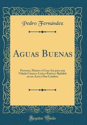 Book cover for Aguas Buenas: Pretexto, Motivo ó Cosa Así para una Velada Cómico-Lírico-Poético-Bailable en un Acto y Dos Cuadros (Classic Reprint)