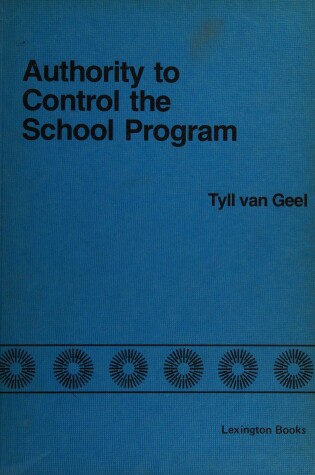 Book cover for Authority to Control the School Programme