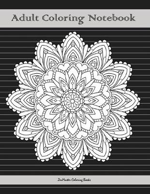 Book cover for Adult Coloring Notebook (black edition)