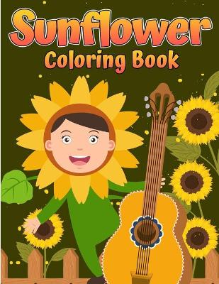 Book cover for Sunflower Coloring Book