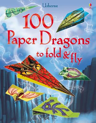 Book cover for 100 Paper Dragons to fold and fly