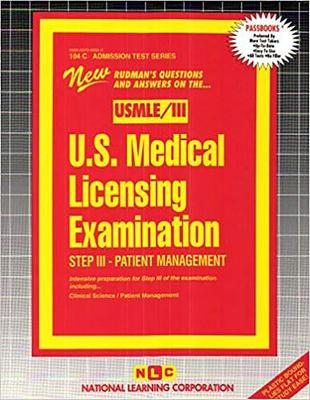 Cover of U.S. MEDICAL LICENSING EXAM (USMLE) STEP III a Patient Management