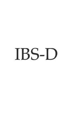 Cover of IBS-D diary, gift, notebook, notepad, 120 pages, lines, you can write down your thoughts, symptoms and condition changes