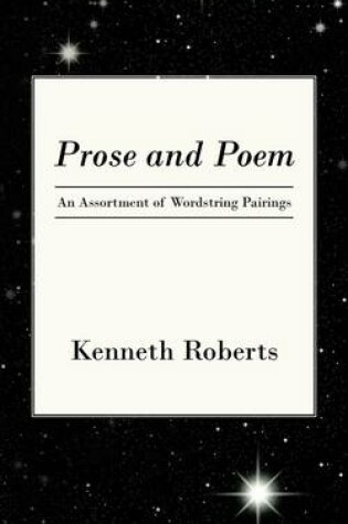 Cover of Prose and Poem